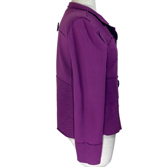 Neon Buddha Merritt Patchwork Jacket, ladies petite small magenta purple - Picture 6 of 11